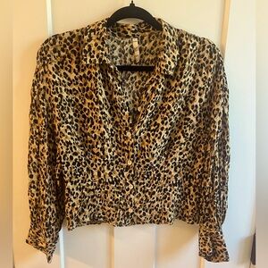 Zara TRF collection animal print top